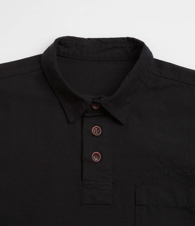 Service Works Canvas Script Popover Shirt - Black