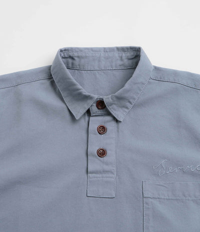 Service Works Canvas Script Popover Shirt - Harbour