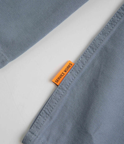 Service Works Canvas Script Popover Shirt - Harbour