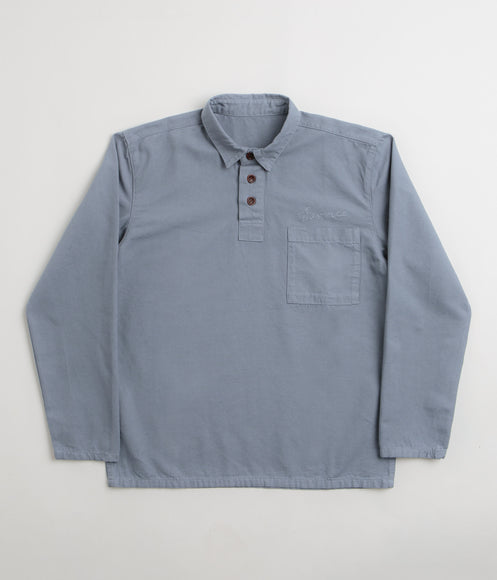 Service Works Canvas Script Popover Shirt - Harbour