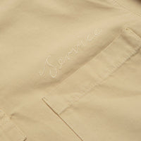 Service Works Canvas Script Popover Shirt - Pale Khaki thumbnail