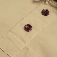 Service Works Canvas Script Popover Shirt - Pale Khaki thumbnail