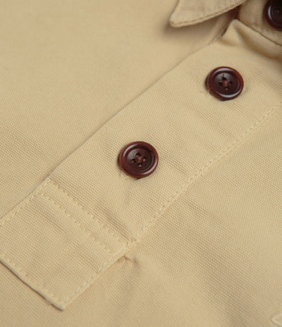 Service Works Canvas Script Popover Shirt - Pale Khaki