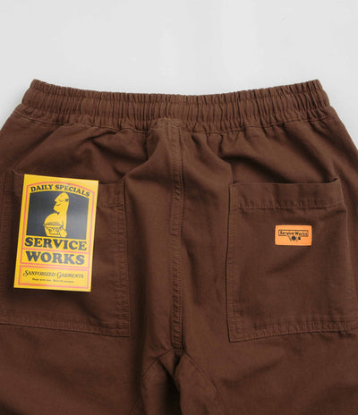 Service Works Classic Chef Pants - Brown