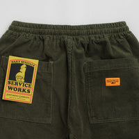 Service Works Classic Corduroy Chef Pants - Olive thumbnail