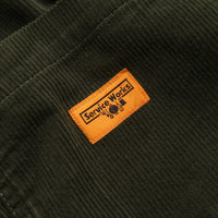 Service Works Classic Corduroy Chef Pants - Olive thumbnail