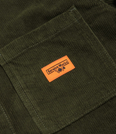 Service Works Corduroy Coverall Jacket - Olive