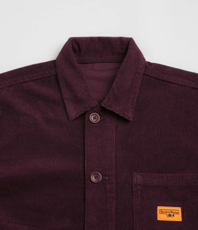 Service Works Corduroy Coverall Jacket - Plum