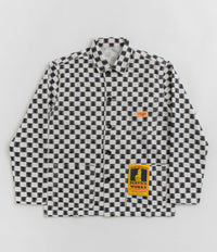 Service Works Coverall Jacket - Black / White Checker