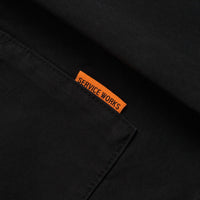 Service Works Fine Twill Waiters Jacket - Black thumbnail