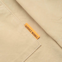 Service Works Fine Twill Waiters Jacket - Pale Khaki thumbnail