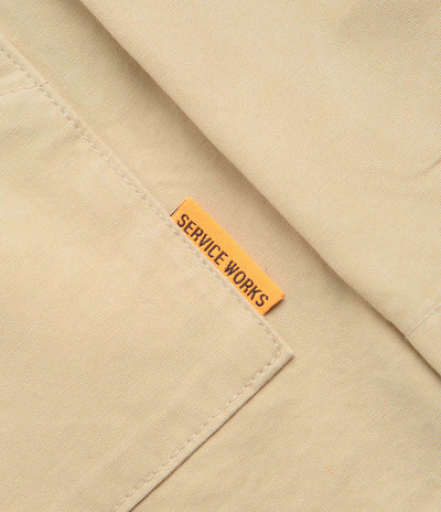 Service Works Fine Twill Waiters Jacket - Pale Khaki