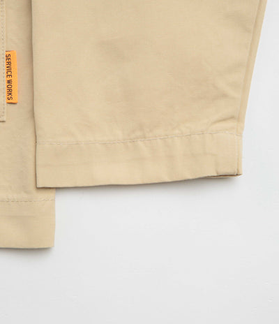 Service Works Fine Twill Waiters Jacket - Pale Khaki