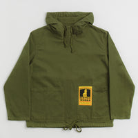 Service Works Herringbone Market Smock Jacket - Pesto thumbnail