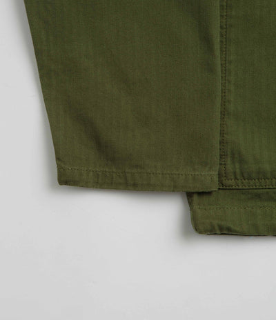 Service Works Herringbone Market Smock Jacket - Pesto