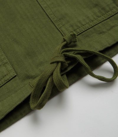 Service Works Herringbone Market Smock Jacket - Pesto