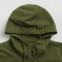 Service Works Herringbone Market Smock Jacket - Pesto thumbnail