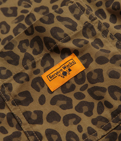 Service Works Leopard FOH Jacket - Brown