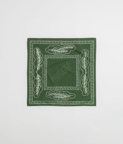 Service Works Olive Branch Bandana - Olive