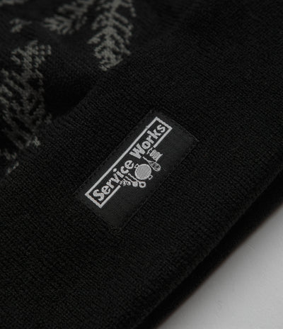 Service Works Olive Branch Beanie - Black