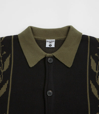 Service Works Olive Branch Cardigan - Black