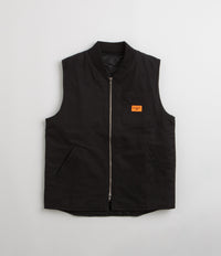 Service Works Padded Work Vest Jacket - Black