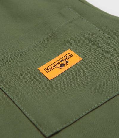 Service Works Padded Work Vest Jacket - Olive