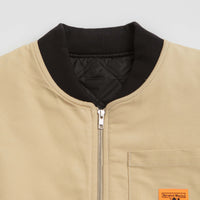 Service Works Padded Work Vest Jacket - Pale Khaki thumbnail