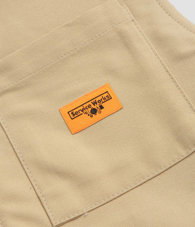 Service Works Padded Work Vest Jacket - Pale Khaki