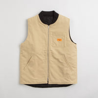 Service Works Padded Work Vest Jacket - Pale Khaki thumbnail