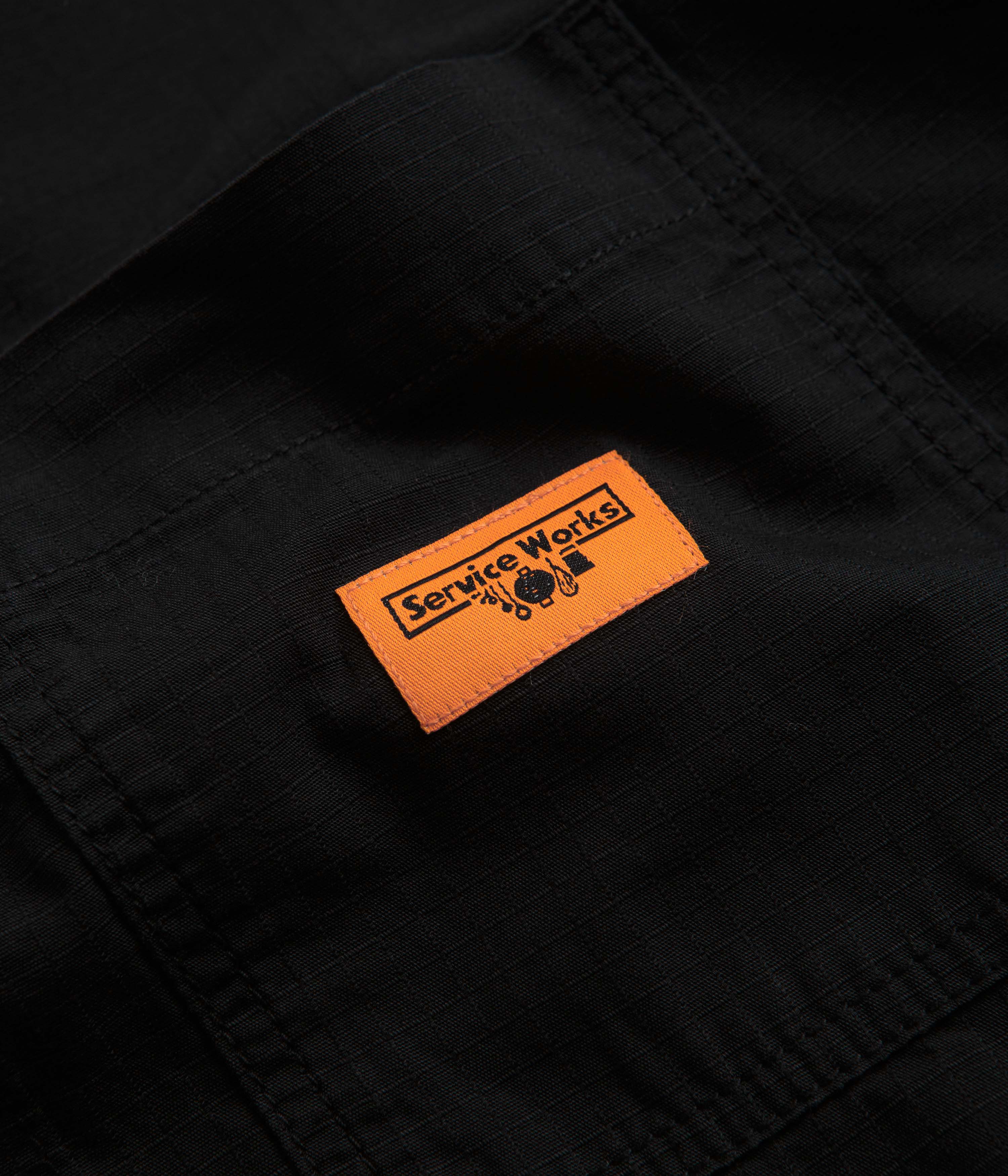 Service Works Ripstop FOH Jacket - Black | Flatspot