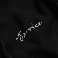 Service Works Script Logo Hoodie - Black thumbnail