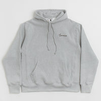 Service Works Script Logo Hoodie - Marl Grey thumbnail