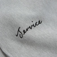 Service Works Script Logo Hoodie - Marl Grey thumbnail