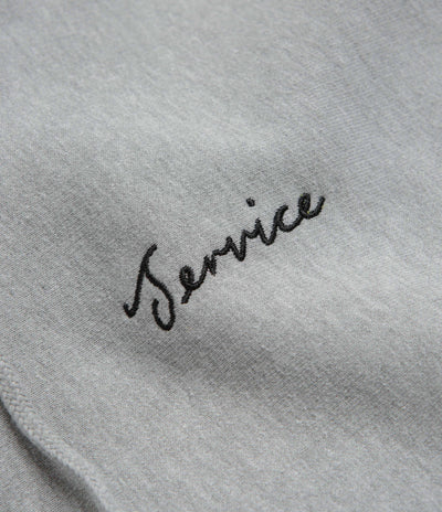 Service Works Script Logo Hoodie - Marl Grey