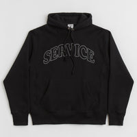 Service Works Service Arch Logo Hoodie - Black thumbnail