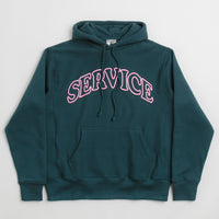 Service Works Service Arch Logo Hoodie - Petrol thumbnail