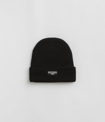 Service Works Waffle Logo Beanie - Black