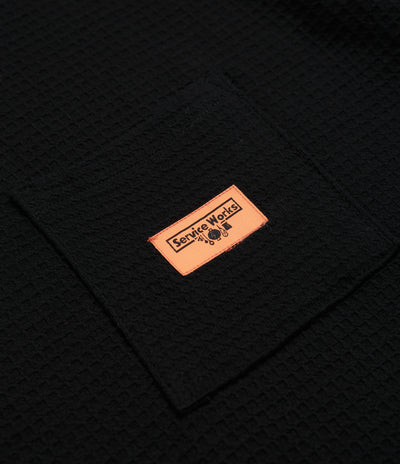 Service Works Waffle Pocket T-Shirt - Black