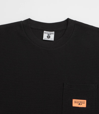 Service Works Waffle Pocket T-Shirt - Black