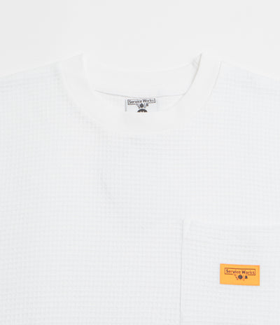 Service Works Waffle Pocket T-Shirt - White