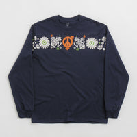 Sexhippies Primate Long Sleeve T-Shirt - Navy thumbnail