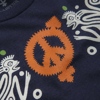 Sexhippies Primate Long Sleeve T-Shirt - Navy thumbnail