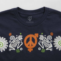 Sexhippies Primate Long Sleeve T-Shirt - Navy thumbnail