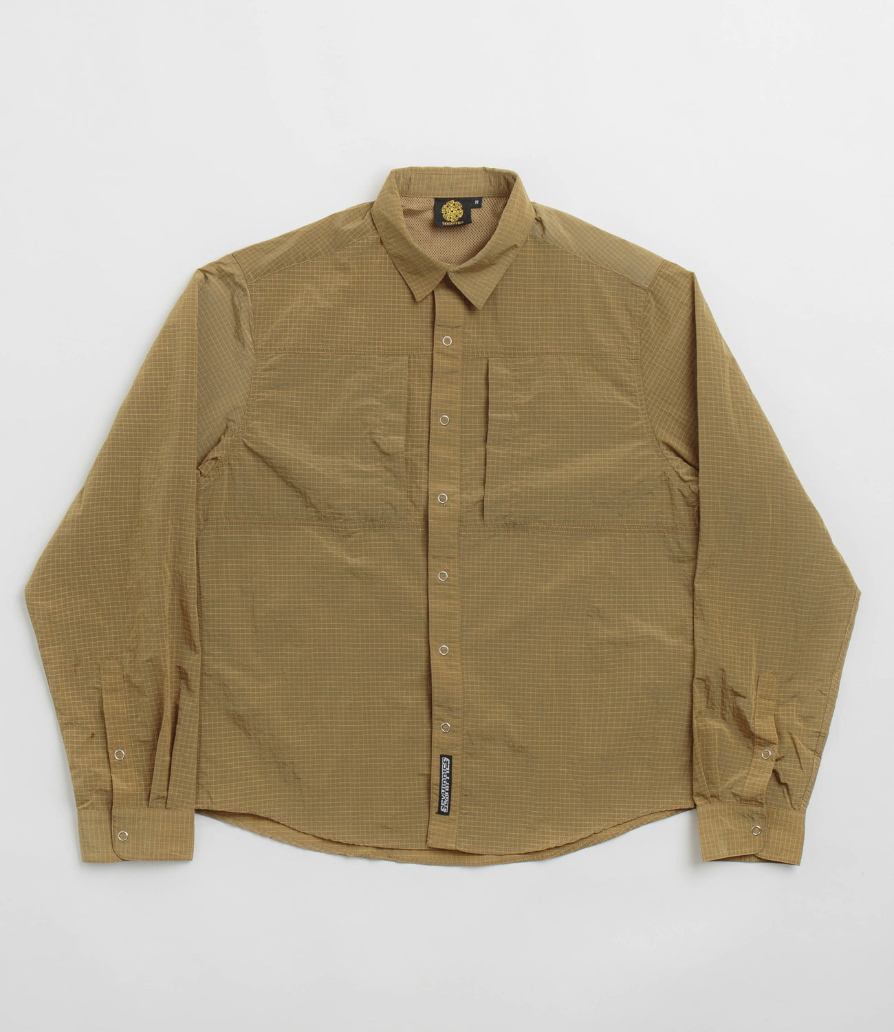 Sexhippies River Snap Shirt - Bronze | Flatspot