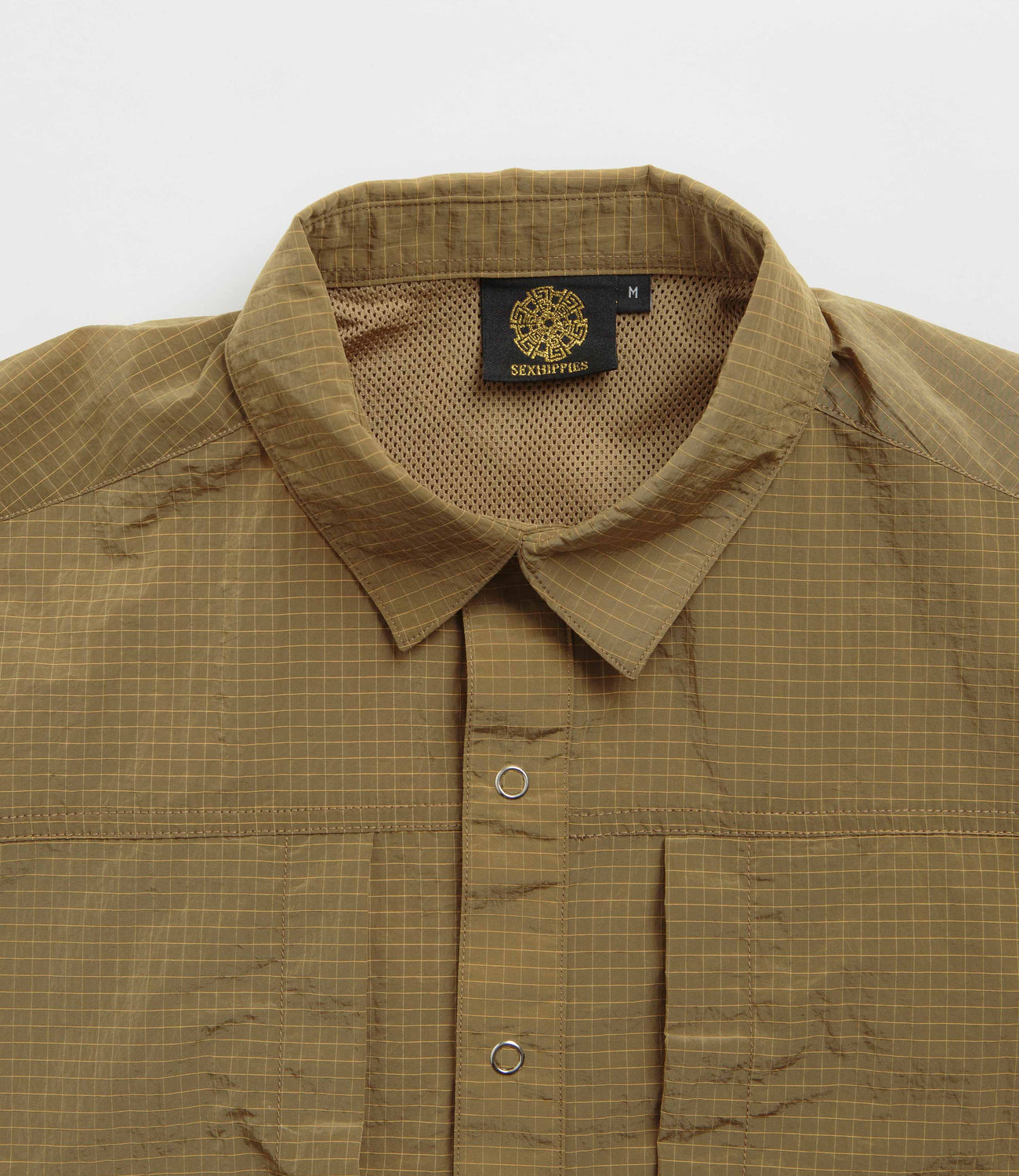 Sexhippies River Snap Shirt - Bronze | Flatspot