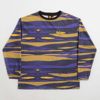 Sexhippies Sublimated Thermal Long Sleeve T-Shirt - Midnight / Golden Ochre thumbnail