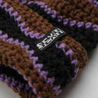 Sexhippies Wavelength Beanie - Black / Brown thumbnail