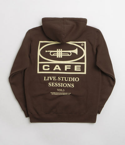 Skateboard Cafe 45 Hoodie - Coffee