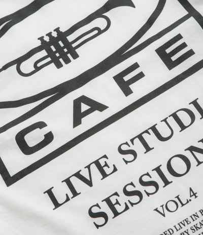 Skateboard Cafe 45 T-Shirt - White / Black